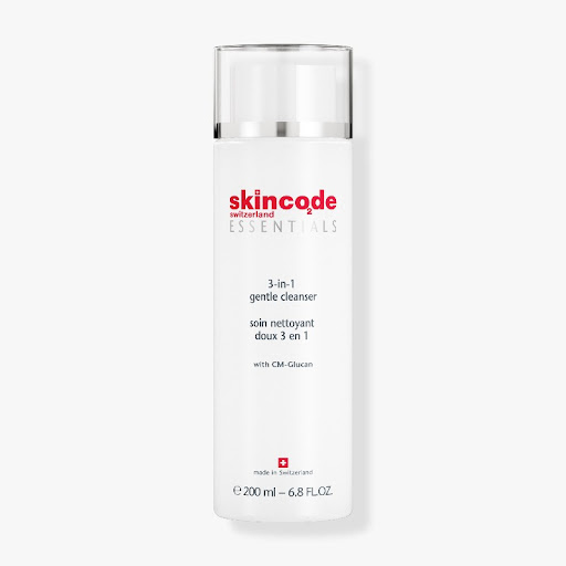 Sữa rửa mặt tẩy trang Skincode 3-in-1 Gentle Cleanser làm sạch da tối ưu 200ml - MS 1033