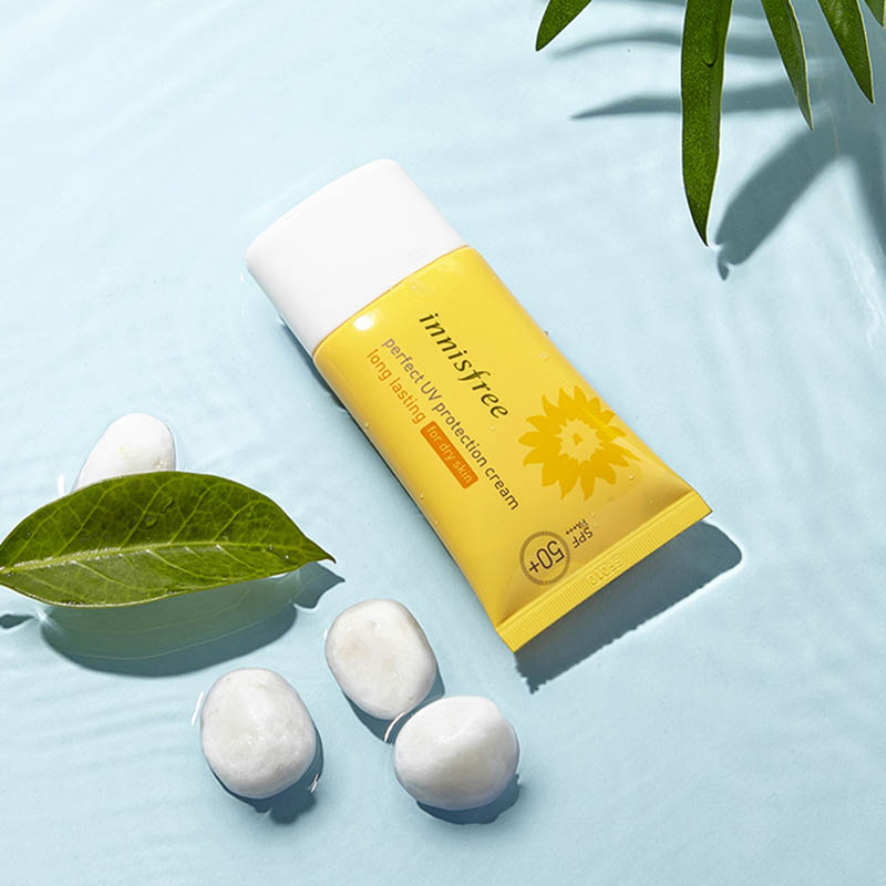 Kem chống nắng có dưỡng ẩm Innisfree Perfect UV Protection Cream Long Lasting Dry Skin