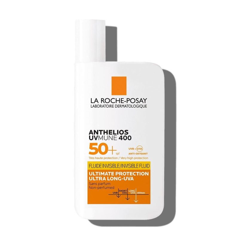 Sữa chống nắng cho da khô nhạy cảm La Roche Posay Anthelios UVmune 400 Invisible Fluid SPF50+