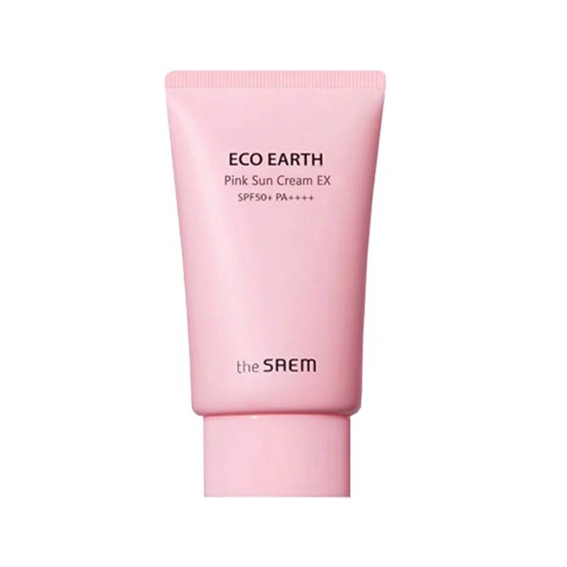 Kem chống nắng The Saem Eco Earth Pink Sun Cream SPF50+ PA++++