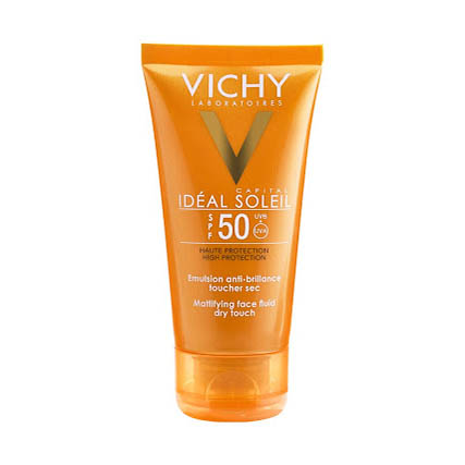 Kem chống nắng dưỡng trắng da mặt Vichy Capital Soleil SPF50 Face Dry Touch