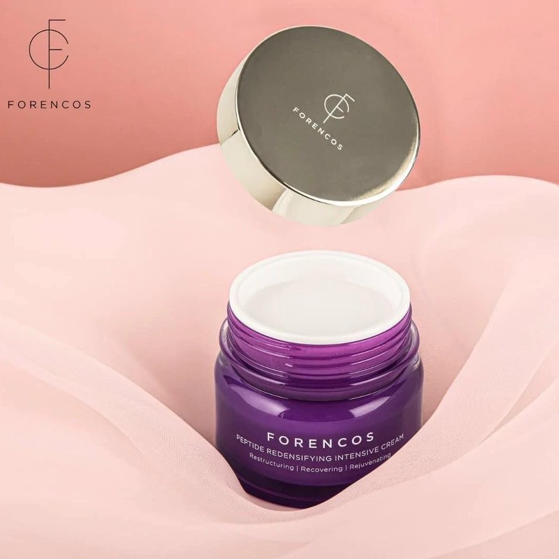 Forencos Peptide Redensifying Intensive Cream sở hữu peptide 14%.