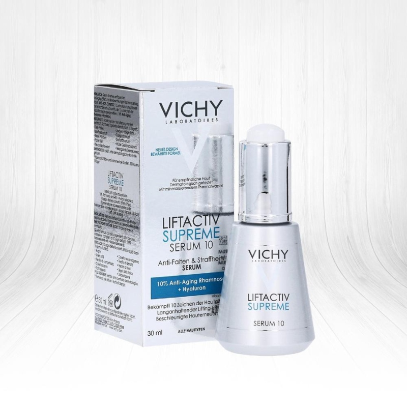 Vichy Liftactiv Serum 10 Supreme tăng sinh collagen, xóa bỏ nếp nhăn hiệu quả.