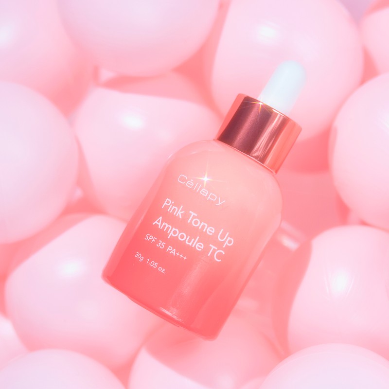 Serum chống nắng cho mặt Cellapy Pink Tone Up Ampoule hiệu quả cao.