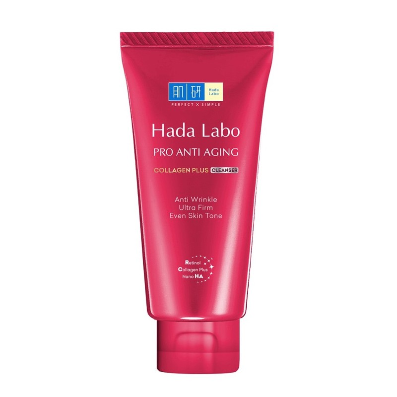 Hada Labo Pro Anti Aging Collagen Plus Cleanser rất dễ tìm mua.