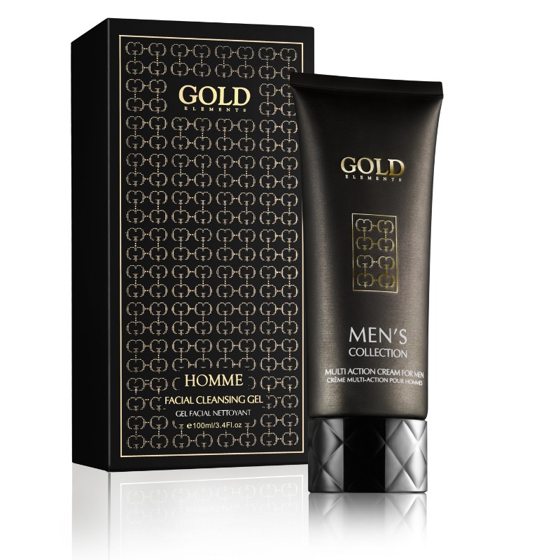 Gold Elements Multi Action Cream for Men có chứa bột vàng 24k.