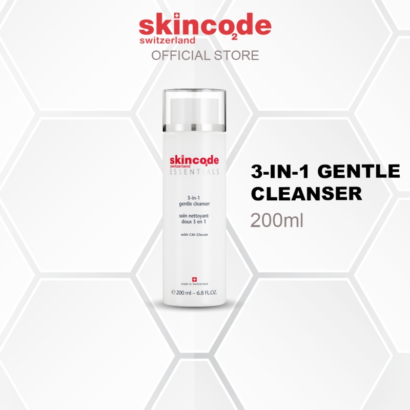 Skincode 3-in-1 Gentle Cleanser đã được kiểm nghiệm da liễu tại Thụy Sĩ.